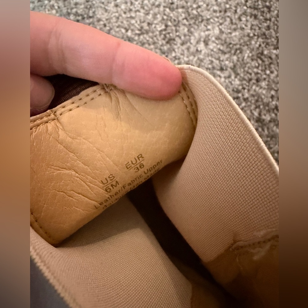 Sam Edelman Laguna Chelsea Boots Tan Leather Size 6 - Picture 8 of 8